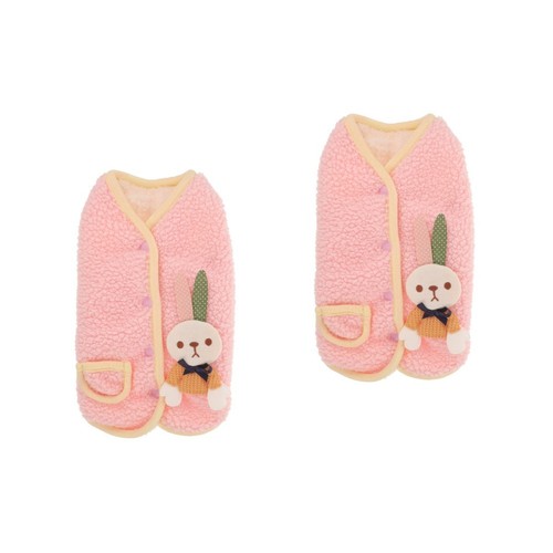 2pcs pink winter pet - pet, clothes
