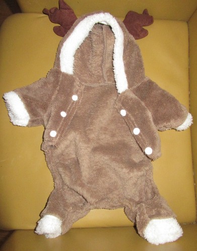 Cute reindeer dog coat - reindeer,