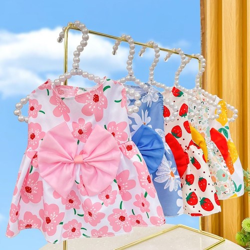 Floral printed puppy - printed, princess