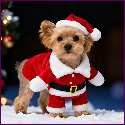 Cute dog santa - santa, outfit