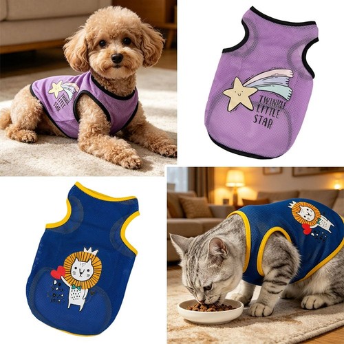 Summer dog clothes mesh cool - clothes,